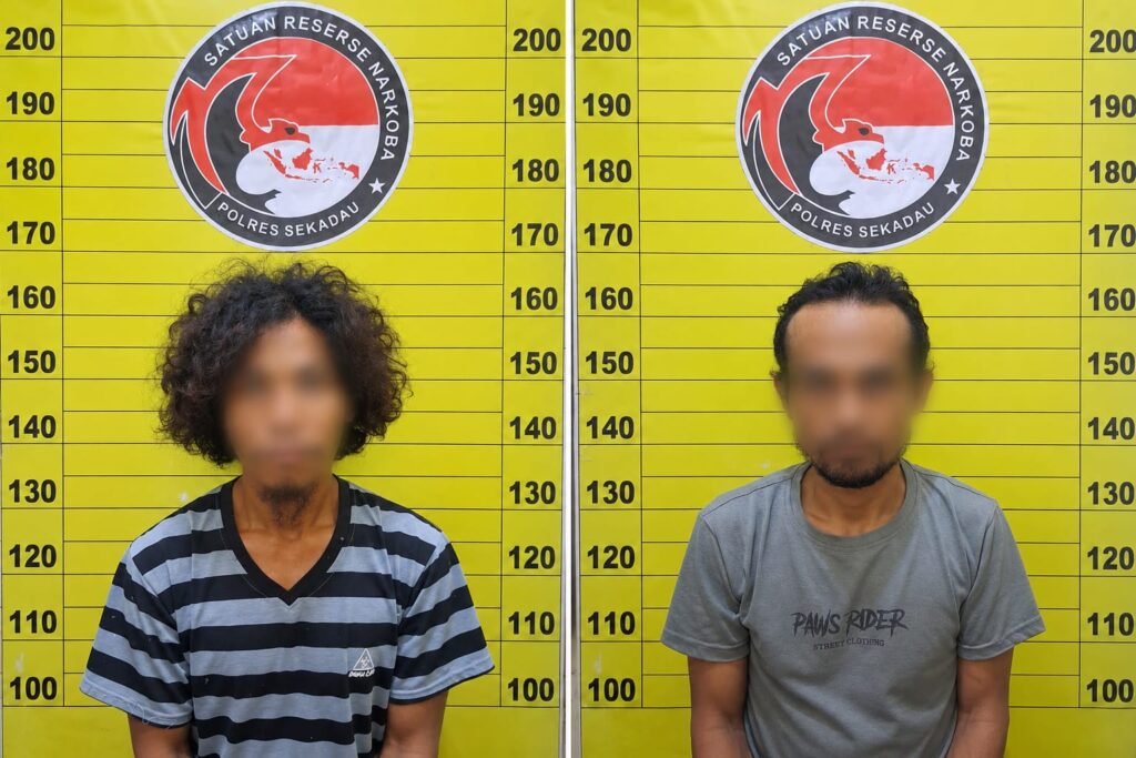 Satresnarkoba Polres Sekadau Amankan Dua Pria di Losmen, Sabu 3,72 Gram Disita